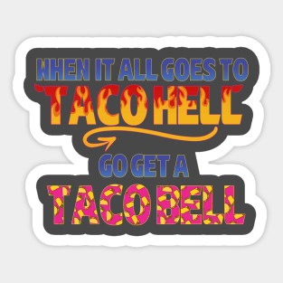 Taco Hell Sticker